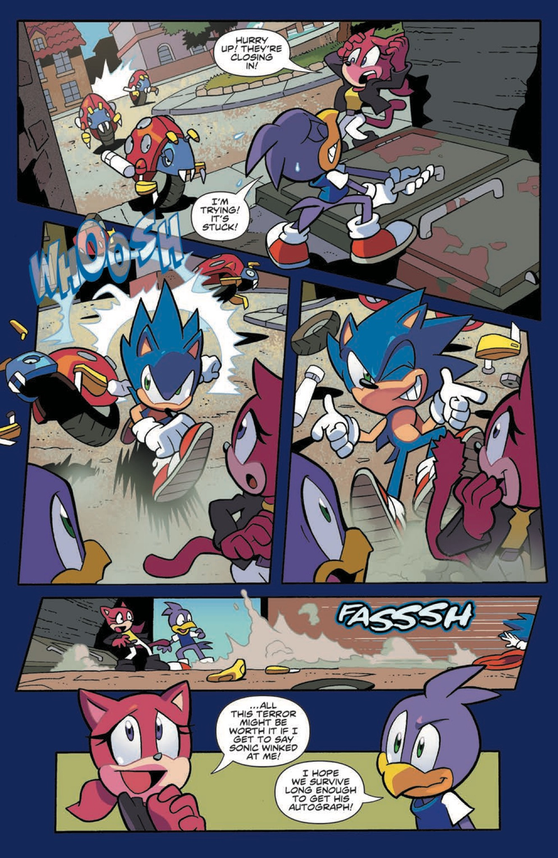 Illustration for article titled Sonic The Hedgehog speeds into a new series in this exclusive preview
